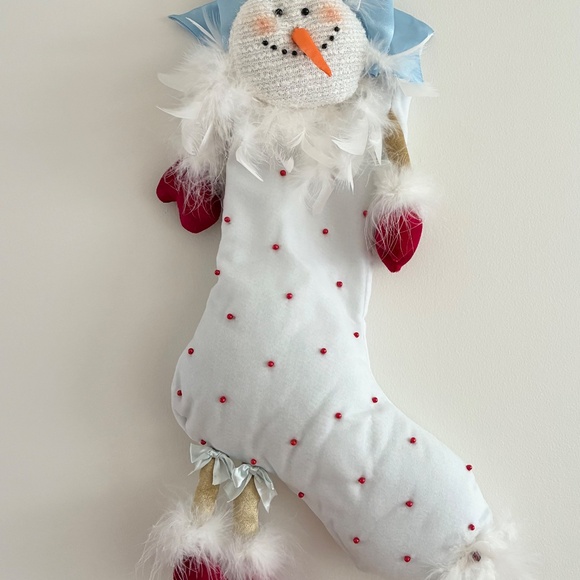 Dept 56 Krinkles Snowman Stocking - Picture 5 of 7